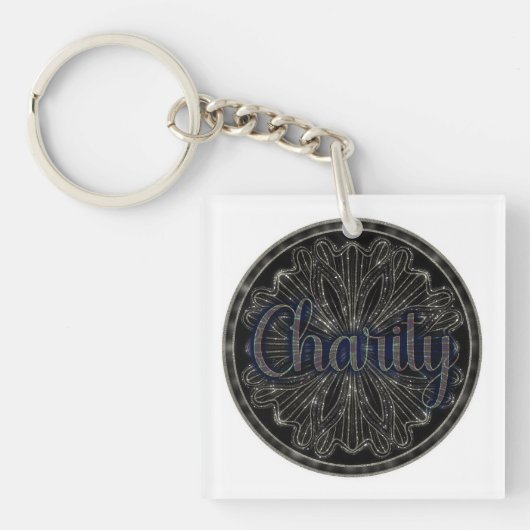 Virtue Charity Mandala Sleutelhanger (Voorkant)