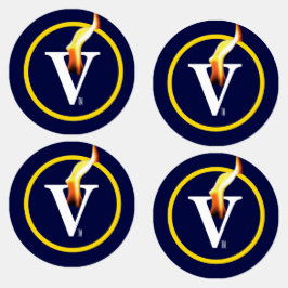 VIRTUE HEROES V-Flame Iron-on Kleding Labels