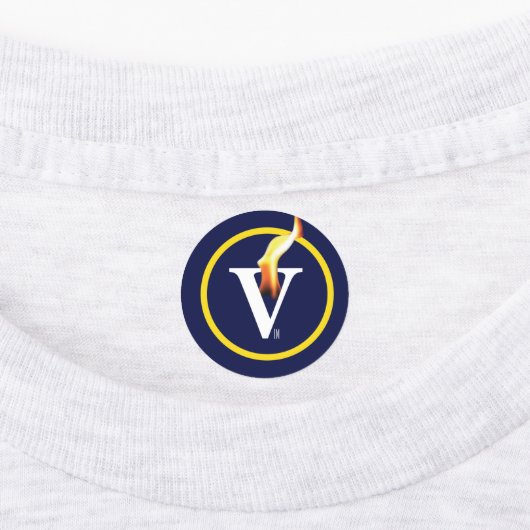 VIRTUE HEROES V-Flame Iron-on Kleding Labels (Aangebracht)