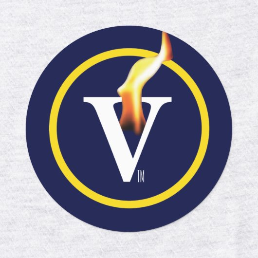 VIRTUE HEROES V-Flame Iron-on Kleding Labels (Design 2)