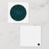 Virtue Truth Mandala Notitiekaartje (Voorkant / Achterkant)