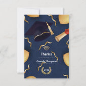 Virtueel Afstuderen Hartelijk dank Bedankkaart (Voorkant)