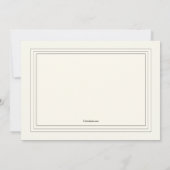 Virtueel Afstuderen Verfijnd Afstuderen uitnodigen Aankondiging (Achterkant)