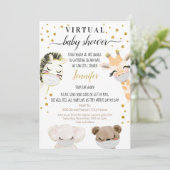 Virtueel Baby shower Kaart (Staand voorkant)