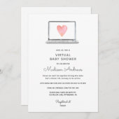 Virtueel Baby shower Kaart (Voorkant / Achterkant)