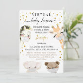 Virtueel Baby shower Kaart (Staand voorkant)