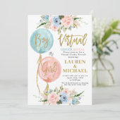 Virtueel Baby shower Kaart (Staand voorkant)