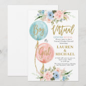 Virtueel Baby shower Kaart (Voorkant / Achterkant)