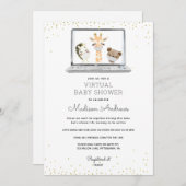 Virtueel Baby shower Kaart (Voorkant / Achterkant)