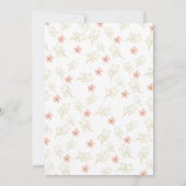 Virtueel Baby shower met maskers Kaart (Achterkant)