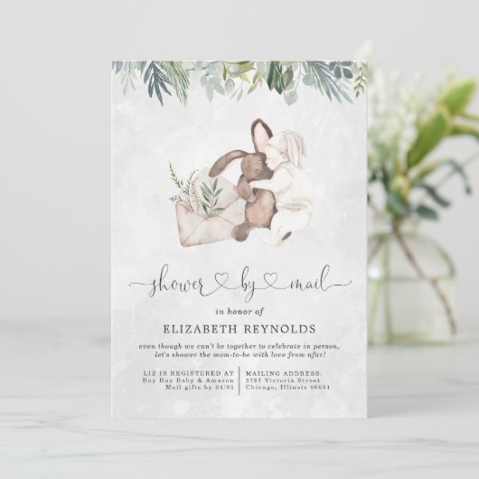 Virtueel Baby shower per e-mail Kaart (Staand voorkant)