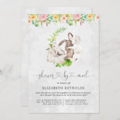 Virtueel Baby shower per e-mail Kaart (Voorkant / Achterkant)