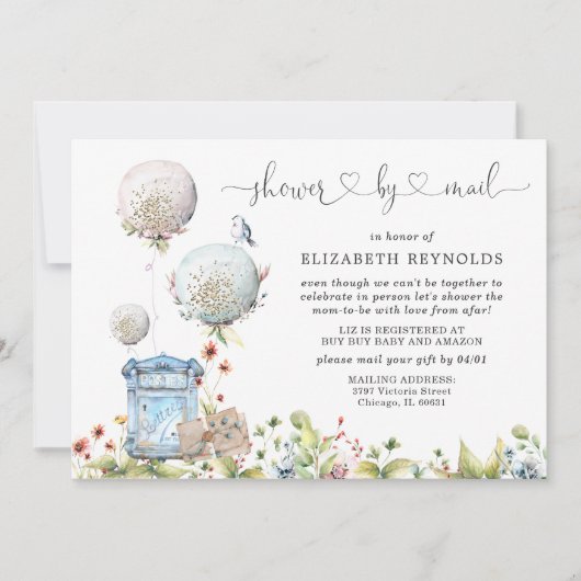 Virtueel Baby shower per e-mail Kaart (Voorkant)