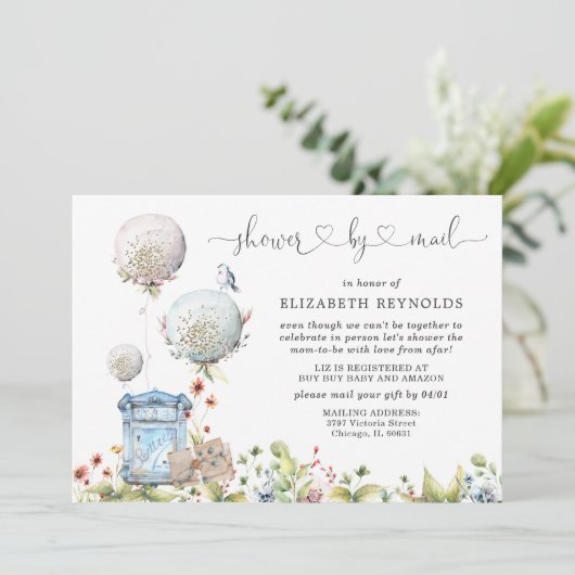 Virtueel Baby shower per e-mail Kaart (Staand voorkant)