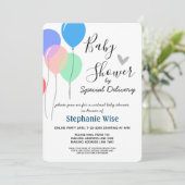 Virtueel Baby shower per e-mailballon Kaart (Staand voorkant)