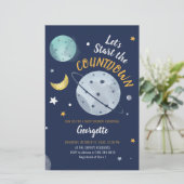 Virtueel Baby shower voor externe ruimteaftelfunct Briefpapier (Staand voorkant)