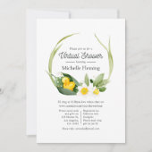 Virtueel Baby shower voor lenteverontreiniging Kaart (Voorkant)