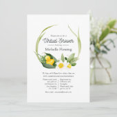 Virtueel Baby shower voor lenteverontreiniging Kaart (Staand voorkant)