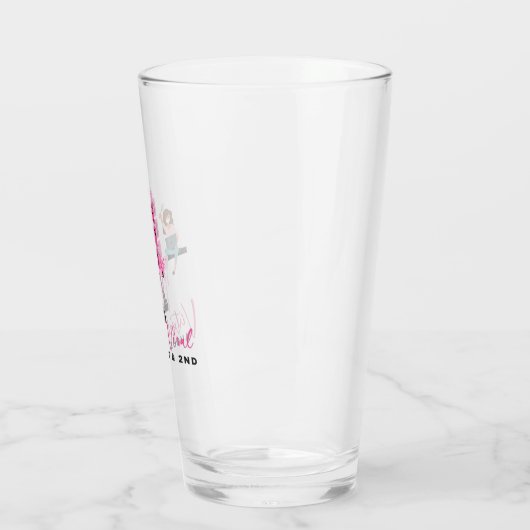 Virtueel en virtueel bier Glass Glas (Links)