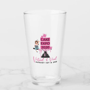 Virtueel en virtueel bier Glass Glas