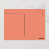 Virtueel feestje baby bruidsfeest verjaardag afstu briefkaart (Achterkant)