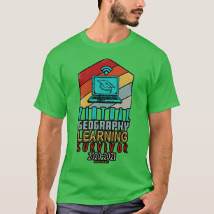 Virtueel geografisch leren Overleving T-shirt