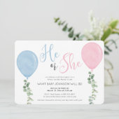 Virtueel geslacht onthullen de ballon van de Water Kaart (Staand voorkant)