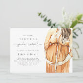  Virtueel geslacht onthult het door Boho verbrande Kaart (Staand voorkant)