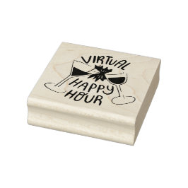 Virtueel Happy Hour Rubberstempel