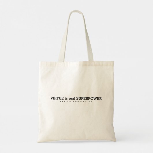 Virtueel Heroes™ Superpower Tote Bag (Achterkant)