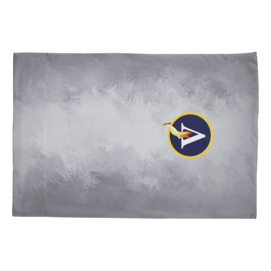 Virtueel Hoesje voor hertozen — Zilver/grijs Kussensloop (Achterkant)