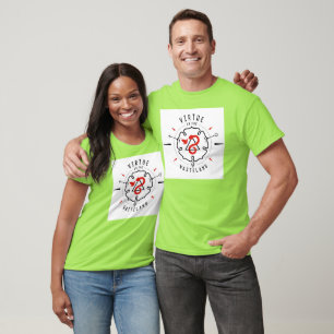 Virtueel in de Wasteland Baseball T T-shirt