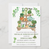 Virtueel St. Patrick's Day Feestje Kaart (Voorkant)