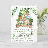 Virtueel St. Patrick's Day Feestje Kaart (Staand voorkant)