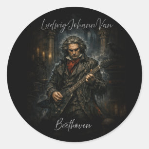 Virtueel thuishoren ronde sticker