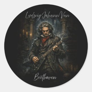 Virtueel thuishoren ronde sticker