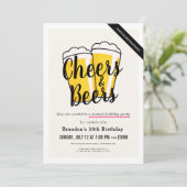 Virtueel verjaardagsfeestje van Cheers & Beers Kaart (Staand voorkant)