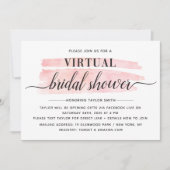 virtueel Vrijgezellenfeest met waterverf slag Kaart (Voorkant)