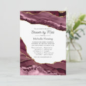 Virtueel Vrijgezellenfeest van Bourgogne en Gold A Kaart (Staand voorkant)