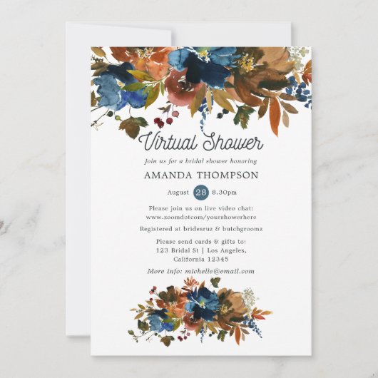 Virtueel Vrijgezellenfeest voor gember en zeemacht Kaart (Voorkant)