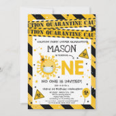 Virtuele 1e verjaardag Quarantine 1e verjaardag Kaart (Voorkant)