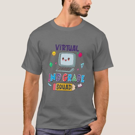 Virtuele 2de klas schottenschool t-shirt (Voorkant)