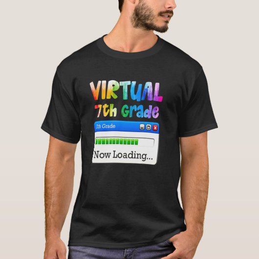 Virtuele 7de graad van de 7e Grade nu Lading terug T-shirt (Voorkant)