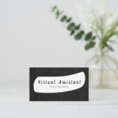 Virtuele assistent visitekaartje (Staand voorkant)