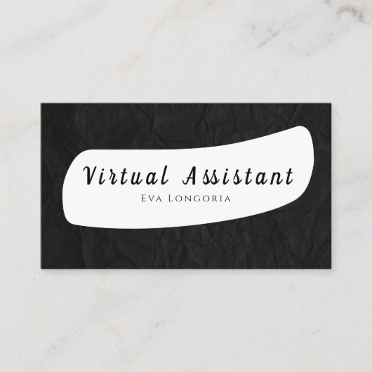 Virtuele assistent visitekaartje (Voorkant)