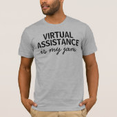 Virtuele assistentie is mijn taak t-shirt (Voorkant)