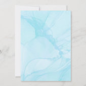 Virtuele Baby Jongen Douche Blauwe Pompoen Kaart (Achterkant)