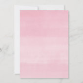 Virtuele baby shower roze ballonnen eucalyptus kaart (Achterkant)