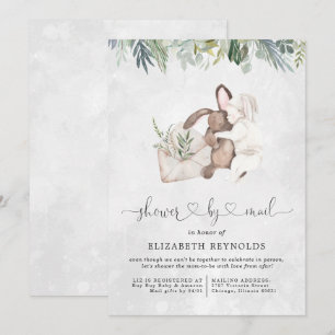 Virtuele baby shower uitnodiging per post