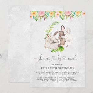 Virtuele baby shower uitnodiging per post